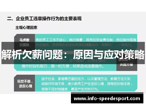 解析欠薪问题：原因与应对策略